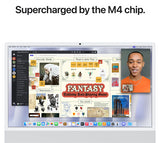 Apple iMac 24" M4 – 10-Core CPU, 10-Core GPU, 24GB RAM, 1TB SSD, Arabic/English Keyboard, Silver