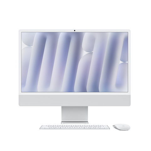 Apple iMac 24" M4 – 10-Core CPU, 10-Core GPU, 32GB RAM, 1TB SSD, Arabic/English Keyboard, Silver