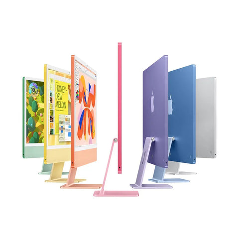 آبل آي ماك 24 بوصة M4 – معالج 10 نوى، معالج رسومي 10 نوى، ذاكرة RAM بسعة 32 جيجابايت، وحدة تخزين SSD بسعة 2 تيرابايت، لوحة مفاتيح عربي/إنجليزي، فضي