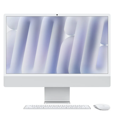 Apple iMac 24" M4 – 8-Core CPU, 8-Core GPU, 16GB RAM, 256GB SSD, Arabic/English Keyboard, Silver