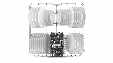 Ariston LFC 3C33 WF X Freestanding Dishwasher – 14 Place Settings, Full Size, Stainless Steel Tub
