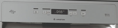Ariston LFC 3C33 WF X Freestanding Dishwasher – 14 Place Settings, Full Size, Stainless Steel Tub