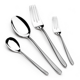 Arshia TM1401S-3485, 48-Piece Silver Cutlery Set With Stand