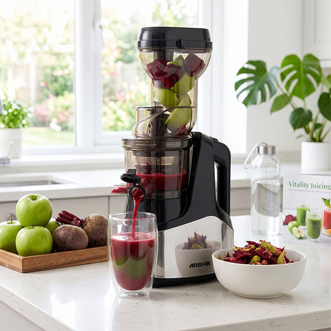 Arshia Electric Juicer for Fruits and Vegetables, 300W - AS2408-704