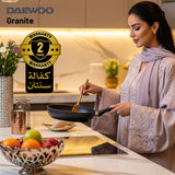 Daewoo 26cm Granite Frying Pan - DASFP26 (2-Year Warranty)