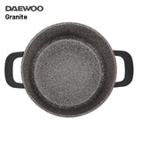 Daewoo 24cm Granite Casserole Pot with Lid - DASAG24 (2-Year Warranty)