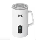 إن إتش إي جهاز خفق الحليب الكهربائي الأوتوماتيكي ٤ في ١ – أبيض