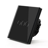 Gopeta, 3-Gang Smart Wi-Fi Touch Switch 600W with Glass Panel