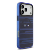 BMW, MagSafe Transparent IML Case with Metal Buttons & Line Designs, iPhone 17 Pro Max