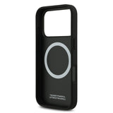 BMW, PU Leather & Carbon Case with Colored Line Stitch, iPhone 17 Pro