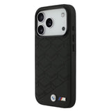 BMW, MagSafe PU Seat-Shaped Leather Case with Metal Logos, iPhone 17 Pro