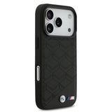 BMW, MagSafe PU Seat-Shaped Leather Case with Metal Logos, iPhone 17 Pro