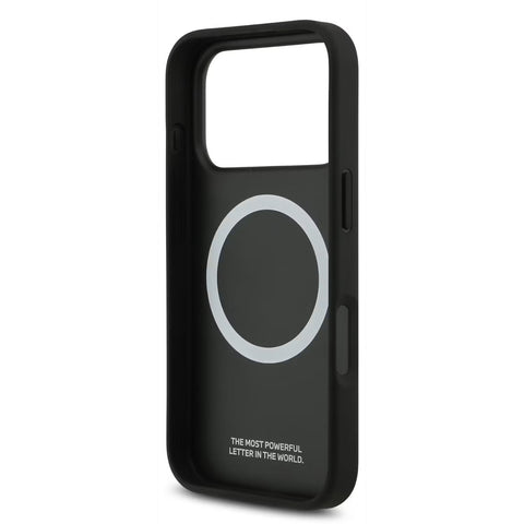BMW, MagSafe PU Seat-Shaped Leather Case with Metal Logos, iPhone 17 Pro