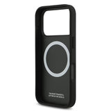 BMW, MagSafe PU Seat-Shaped Leather Case with Metal Logos, iPhone 17 Pro