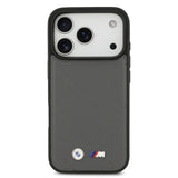 BMW, MagSafe PU Quilted Leather Case with Metal Logos, iPhone 17 Pro