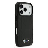 BMW, MagSafe PU Quilted Leather Case with Metal Logos, iPhone 17 Pro