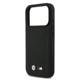BMW, MagSafe PU Quilted Leather Case with Metal Logos, iPhone 17 Pro