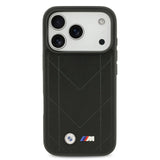 BMW, MagSafe PU Quilted Leather Case with Metal Logos, iPhone 17 Pro