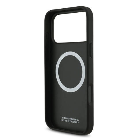 BMW, PU Leather & Carbon Case with Colored Line Stitch, iPhone 17 Pro Max