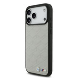BMW, MagSafe PU Seat-Shaped Leather Case with Metal Logos, iPhone 17 Pro Max