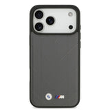 BMW, MagSafe PU Quilted Leather Case with Metal Logos, iPhone 17 Pro Max
