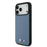 BMW, MagSafe PU Quilted Leather Case with Metal Logos, iPhone 17 Pro Max