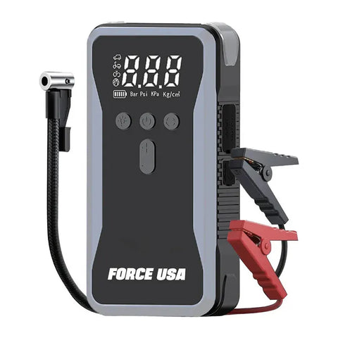 BSON Force USA JS007 4-in-1 Jump Starter with Air Pump & LED Light