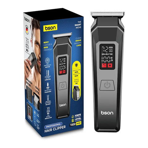 BSON Professional Hair Clipper - High-Performance Motor & Fast Charging