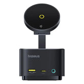 Baseus Mag Pro II 7-in-1 HUB Magnetic Wireless Charging 15W - Black