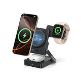 Baseus PicoGo AF21 Portable 3-in-1 Qi2.2 Wireless Charger 35W - Black