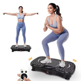 Be3ah Crazy Fit and Vibration Massage Plate, Carbon Fibre Vibration Plate, Vibration Plate for 150-Speed Adjustable with 120 kg Capacity