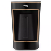 Beko, Turkish Coffee Maker 580W, 1.1L – CookSense Technology, Anti-Spill, 5-Cup Capacity (Black/Copper)