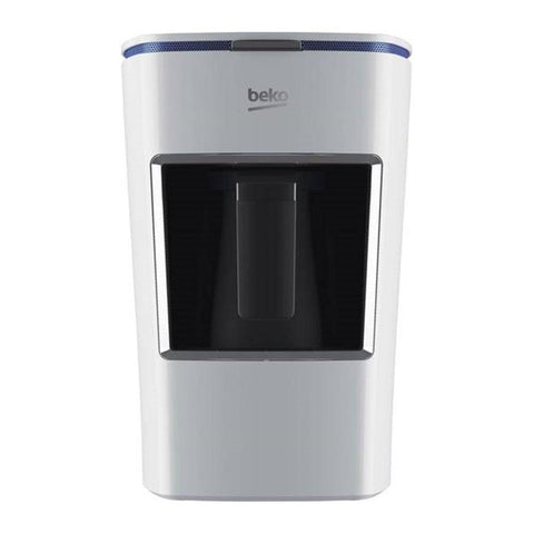 Beko Turkish Coffee Maker BKK 2300 – 670W, 1.2L, Anti-Spill, Single Button Control, White