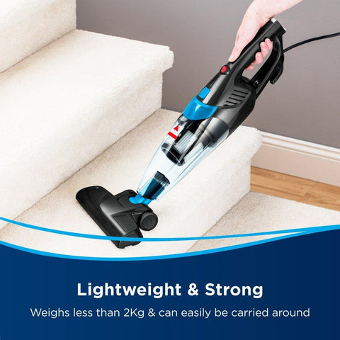 Bissell Featherweight 3-in-1 Upright Hand & Stair Vacuum Cleaner, 450W, 0.5L – Black & Blue (2024E)