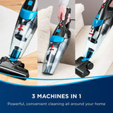 Bissell Featherweight 3-in-1 Upright Hand & Stair Vacuum Cleaner, 450W, 0.5L – Black & Blue (2024E)