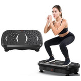 Black Bull Crazy Fit and Vibration Massage Plate, Carbon Fibre Vibration Plate, Vibration Plate for 150-Speed Adjustable with 120 kg Capacity