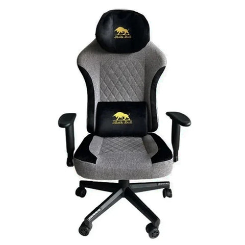 Black Bull Gaming Chair With Molded Headrest Up & Down - Fabric