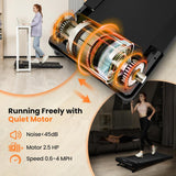 Black Bull Walking Pad Foldable Treadmill - Black