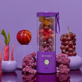Blendjet V2 Portable Blender 16oz, Smoothie Maker, Fruit Blender, BPA-Free, 475ml, Sports Bottle, USB-C Rechargeable - Purple