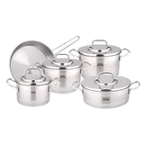 Alfa Premium 9-Piece 18/10 Stainless Steel Cookware Set – HM400, Turkey