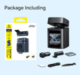 Baseus PrimeTrip VD1 Dash Cam Front 3K + Rear 1080p - Black