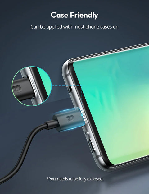 RAVPower RP-CB068, 2m Type-C to Type-C Cable TPE (Black)