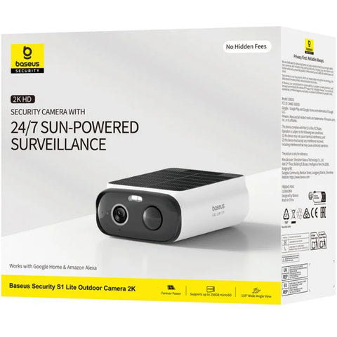 Baseus Security S1 Lite Outdoor Camera 2K - White