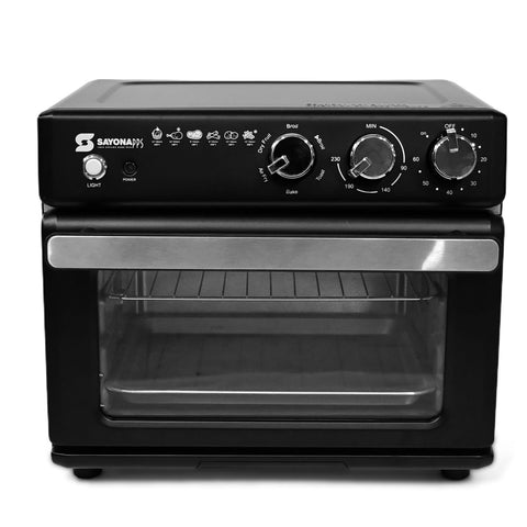 Sayona, Air Fryer Oven 23L 1700W with Glass Door and Timer – SAO-4353