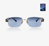 Chamelo Aura Touch Prismatic Smart Sunglasses with Color-Changing Lenses - Calm Mirror / Black Frame