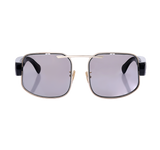 Chamelo Dragon Slider HVL Smart Sunglasses with Polarized Adjustable Tint Lenses - Smoke Glossy Mirror / Black Gold Frame