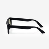 Chamelo Dusk Classic Button/App Alpha Smart Sunglasses with Adjustable Tint & Audio - Smoke Mirror / Matte Black Frame