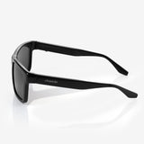 Chamelo Prime Slider HVL Smart Sunglasses with Dual Tint Adjustment & Partial Polarization - Smoke Mirror / Matte Black Frame