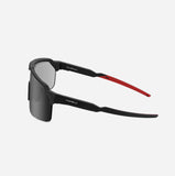 Chamelo Shield Slider/Automatic HVL Smart Sports Sunglasses - Smoke Mirror / Matte Black Frame