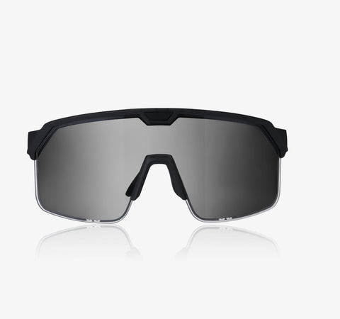 Chamelo Shield Slider/Automatic HVL Smart Sports Sunglasses - Smoke Mirror / Matte Black Frame